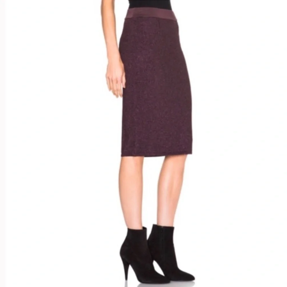 Rag & Bone Marie Metallic Lurex knit Pencil Skirt